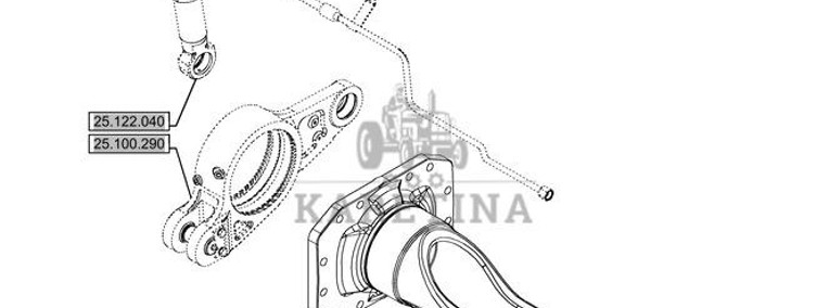 New Holland T6070 Ramię 47769042-1
