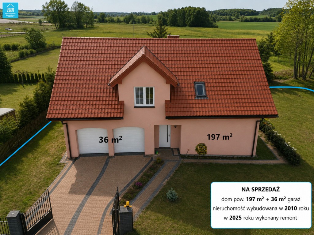 Wyjątkowa posiadłość 9000 m², Dom 197 m², Somonino