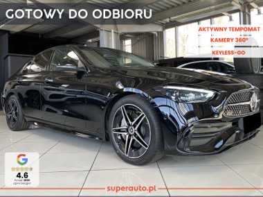 Mercedes-Benz Klasa C W205 200 4-Matic AMG 200 4M Pakiet AMG Premium + Pakiet Night + Kamera 36-1