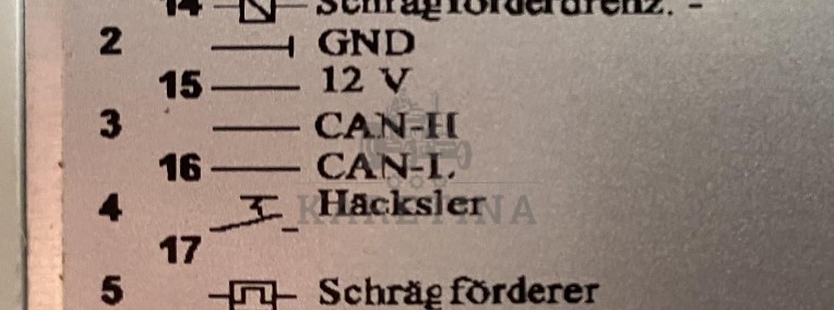 Claas DZW Moduł 013 361.2-1