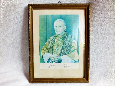 Stary Obraz Święty Jan Paweł II Papież-1