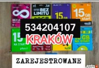 Karty sim zarejestrowane KRAKÓW ! Czeskie karty anonim.! Rejestracja  kart 