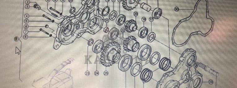 CLAAS 00 0987 434 1/Claas-przekladnia walców/Claas Jaguar 880-830 900-830 880-860-1