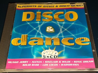 DISCO DANCE - 5 płyt CD - real foto  -1