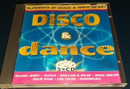 DISCO DANCE - 5 płyt CD - real foto  