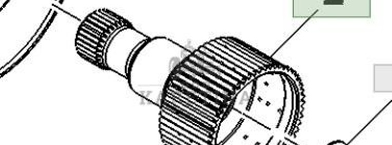 John Deere 8120 8220 8320 Piasta R108580-1