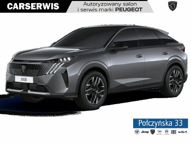 Peugeot 3008 II 1.2 Hybrid 136 KM eDCS6 GT|Pak. Zimowy, Bezpieczeństwo|Szary Titane-1