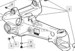 John Deere 6230 6630 Pochwa Obudowa Przedniego Napędu Prawa AL175040