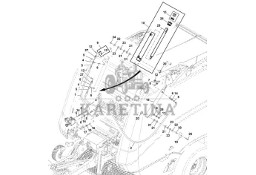 John Deere 960 - Pręt DC217779 (Układ hydrauliczny)