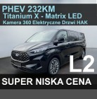 Ford T Tourneo Custom PHEV 232KM Plug-in Kamera 360 Elektryczne Drzwi Hak Super