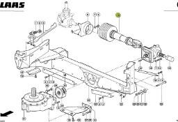 Claas RU600 - wałek przegubowy 0009965272