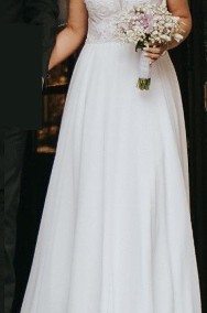 Atrakcyjną suknię ślubną sprzedam-3