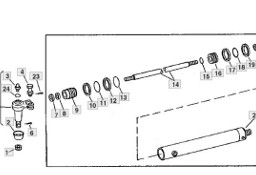 John Deere CTS - końcówka drąźka kierowniczego AH117566