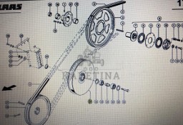 Rolka prowadząca Claas Mega 370-340 Nr kat. 000 661 269 0 Nr kat. 000 661 269 0