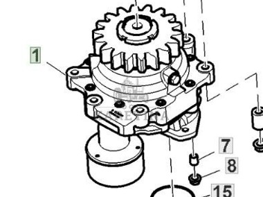 John Deere 8600 Skrzynia Biegów Przekładnia CZĘŚCI AXE68810-1