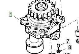 John Deere 8600 Skrzynia Biegów Przekładnia CZĘŚCI AXE68810