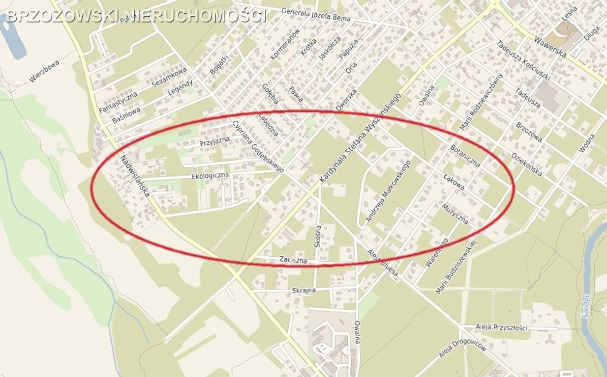 Józefów, WZ, 5150 m², 7 domów wolnostojących, otwocki