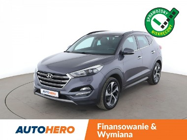 Hyundai Tucson III 2.0 CRDi 4WD Premium Panorama Wentylowana Grzana Skóra Tempomat Kame-1