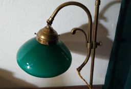 Lampka biurkowa retro mosiądz, antyk, stara lampa