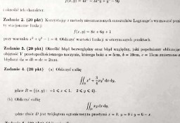 "Matematyka I Rok chemii" - Zestaw 5 rozwiązań.