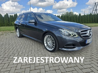 Mercedes-Benz Klasa E W212 2,2CDTI Navigacja.Automat.Serwis.Ledy.Alufelgi.Zarejestrowany!-1