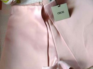 (36) ASOS/ Wytworne szorty, różowe krótkie spodenki, spodnie/ NOWE z metką-1