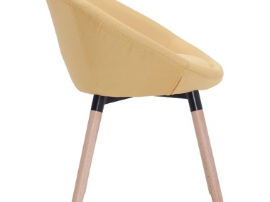 vidaXL Krzesła do jadalni, 6 szt., żółte, tapicerowane tkaniną278119-1