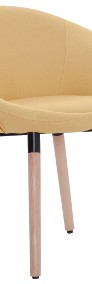 vidaXL Krzesła do jadalni, 6 szt., żółte, tapicerowane tkaniną278119-3