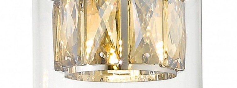 Lampa sufitowa Plafon Gem Zuma Line 1x28W G9 Gold Złoty-1