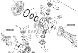 New Holland T6070 Zwrotnica 47895485