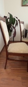 Stół drewniany z 6 krzesłami do jadalnii-4