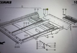 Blacha prowadzącą Claas Mega 370-340 Nr kat. 000 647 011 1 Nr kat. 000 647 011 1