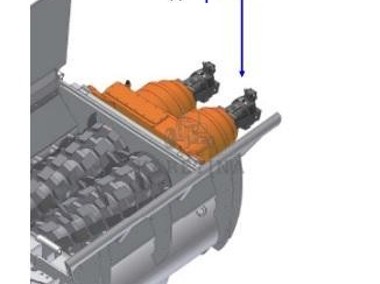 LINDNER Urraco 75 D U75D U-75-D Strzępiarka Rozdrabniacz Silniki Tłokowe Napędowe Bębnów CZĘŚCI-1