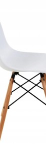 Krzesło do Jadalni Plastikowe Kuchnia Stołek Kuchenny-4