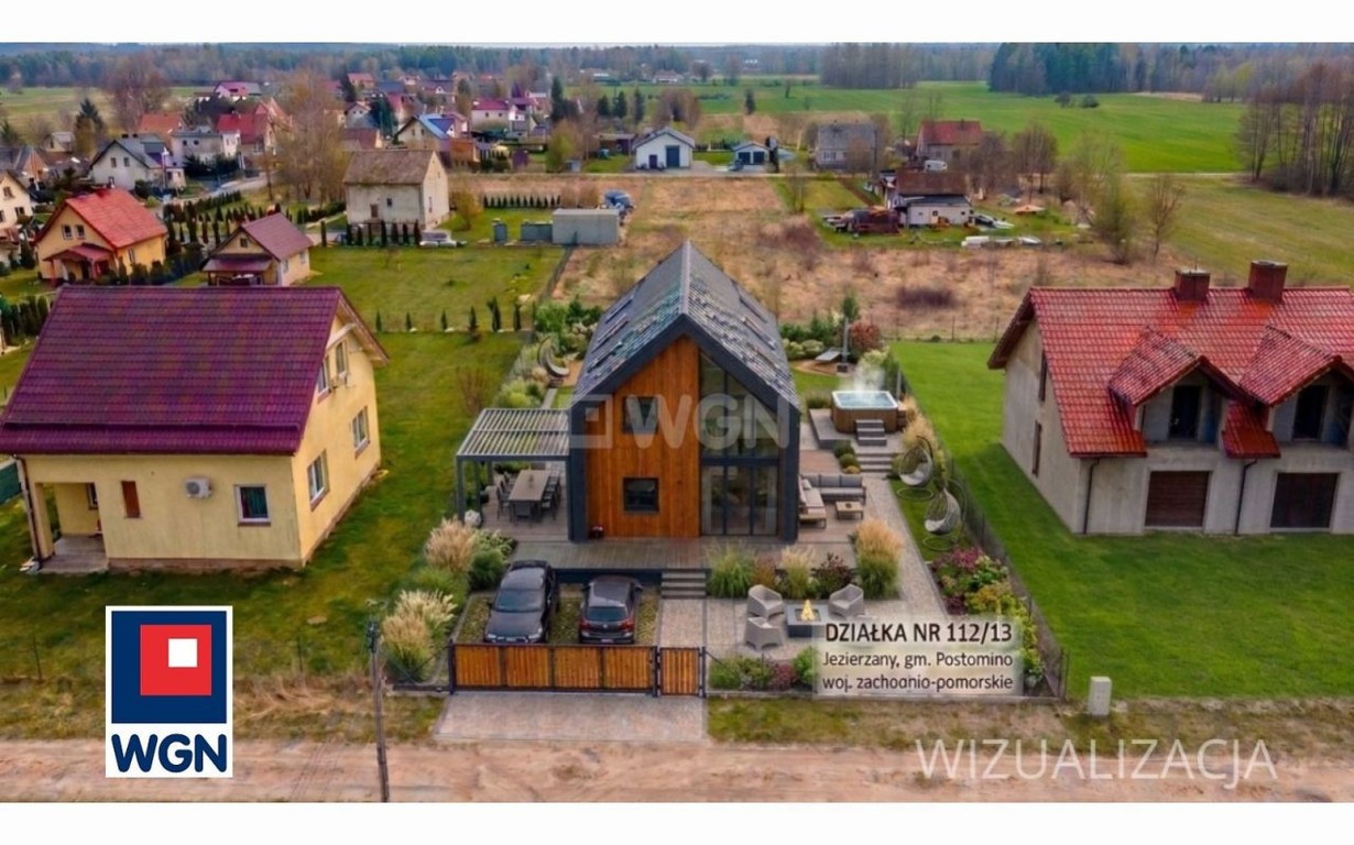 Działka na sprzedaż, 754 m², Postomino Jezierzany - Widok 2