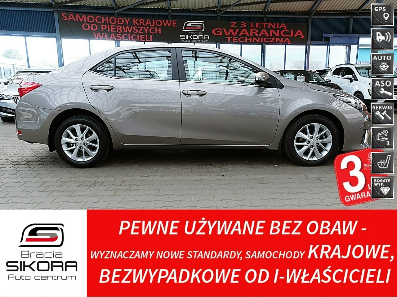 Toyota Corolla XI 1.6i 132KM Navi+Kamera+SAM PARKUJE Serwisowany I-wł Krajowy BEZWYPAD