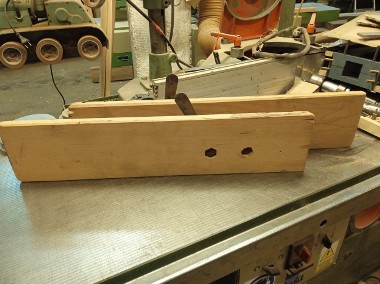 Przykładnica, culaga do frezarki dolnowrzecionowej, drewniana bukowa-1