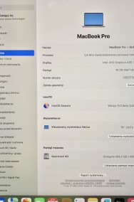 APPLE MacBook Pro 16 2019 i7 2.6GHz 16/512GB LAPTOP okazja НОУТБУК jak NOWY-2