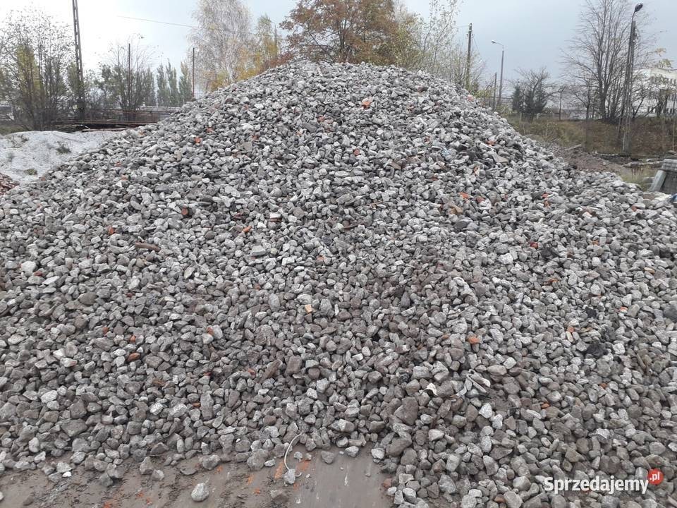 Kruszywo Betonowe 0-63 Gruz Betonowy Beton Kruszony Każda Ilość Koparka ...