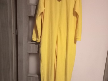 Dres jednoczęściowy, piżama - żółty miś-1