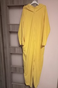 Dres jednoczęściowy, piżama - żółty miś-2
