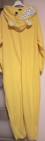 Dres jednoczęściowy, piżama - żółty miś-3