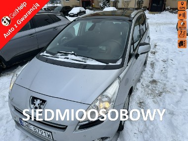 Peugeot 5008 I 7 miejsc, nawigacja, parktronik przód i tył, isofix, opony wielosez.-1