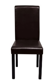 vidaXL Krzesła stołowe, 4 szt., brązowe, sztuczna skóra241725-2