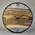 Nowoczesny zegar z drewna - 100% spersonalizowany