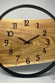 Nowoczesny zegar z drewna - 100% spersonalizowany-2