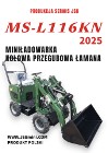 Mini Ładowarka kołowa przegubowa łamana MS-L116KN JSB - Nowa 2025