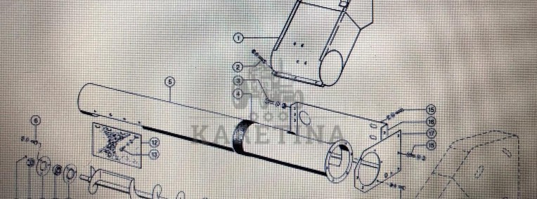 Ślimak Claas Mega 370-340 Nr kat. 000 687 173 2 Nr kat. 000 687 173 2-1