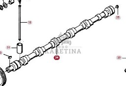 Massey Ferguson 3690 Wałek Rozrządu CZĘŚCI 612DS V836322170
