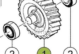 Claas AXION 810 870 Koło Zębate Skrzyni Biegów 0011784010 00 1178 401 0